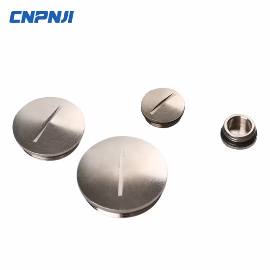 Tappi a vite in metallo in ottone di alta qualità